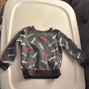 Kids Graphic Sweatshirt - Black and Red
